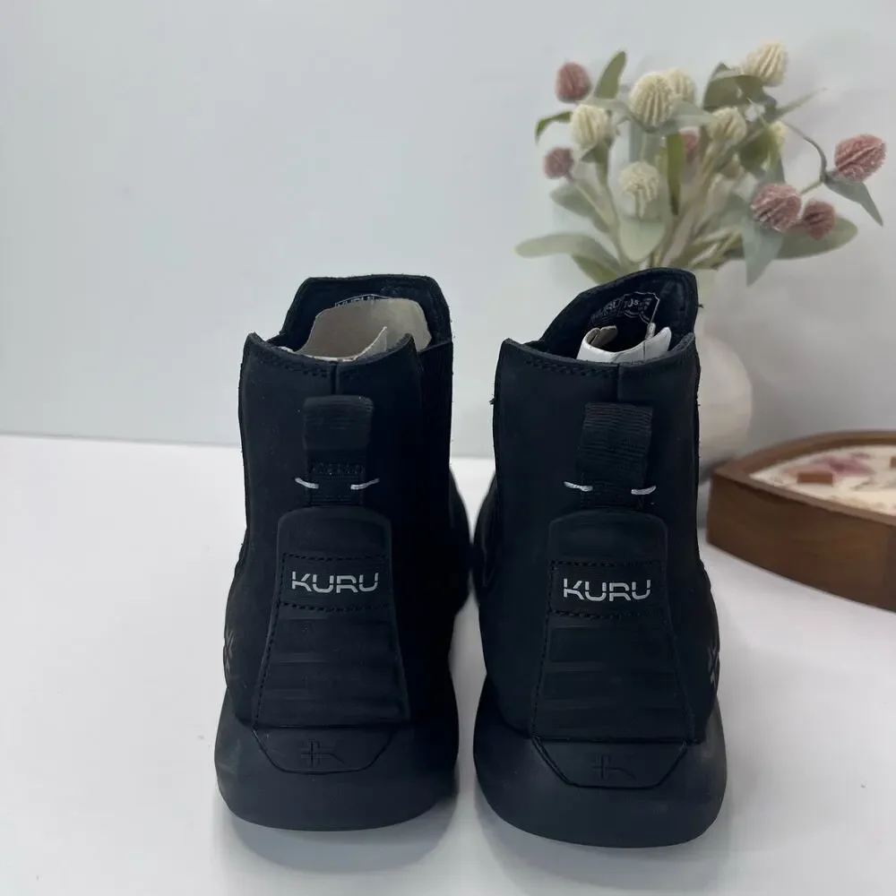 Kuru Draft Salo Lightweight Slip On Comfort Boot Jet Black Men 10.5 Medium NWOB